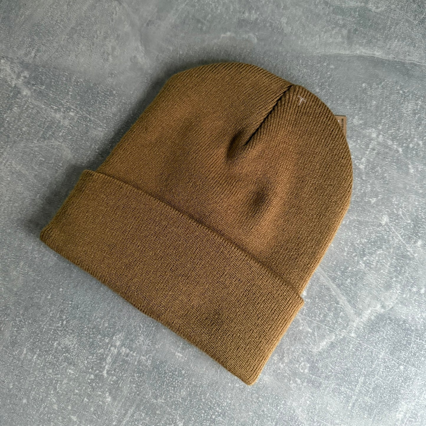 Embroidered Beanie Caramel