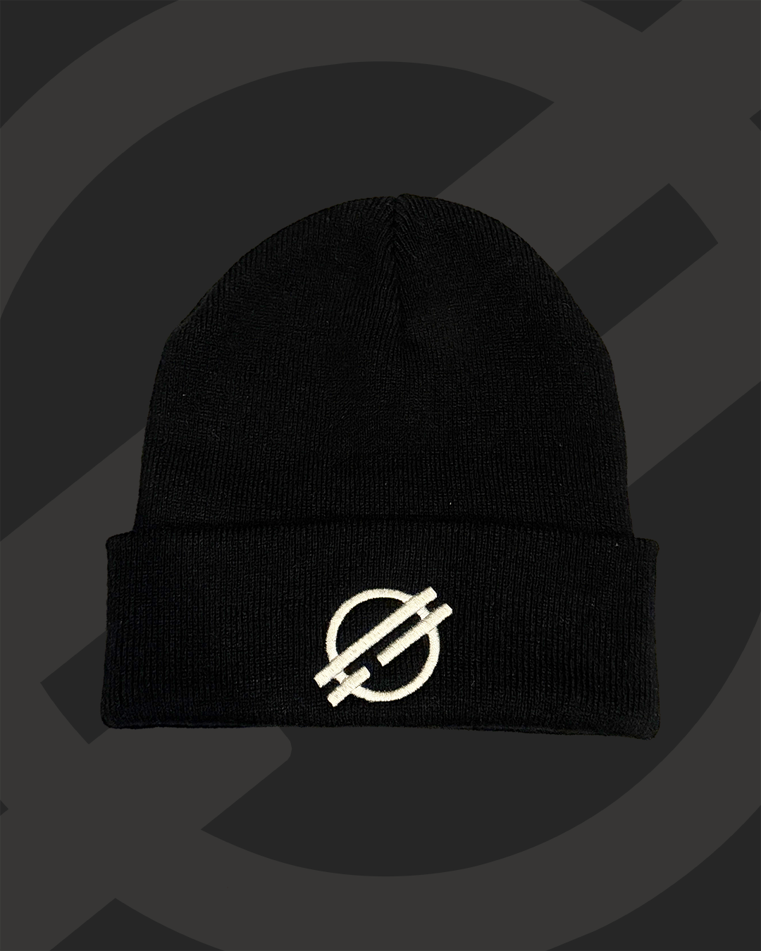 MORADO Embroidered Beanie Black