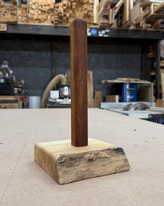 Solid Hardwood Kitchen Roll Holder