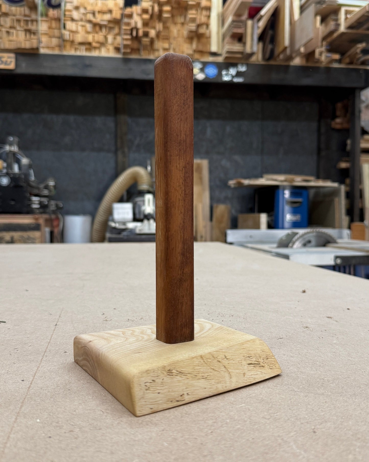Solid Hardwood Kitchen Roll Holder