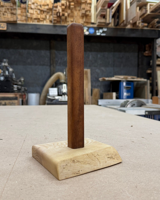 Solid Hardwood Kitchen Roll Holder