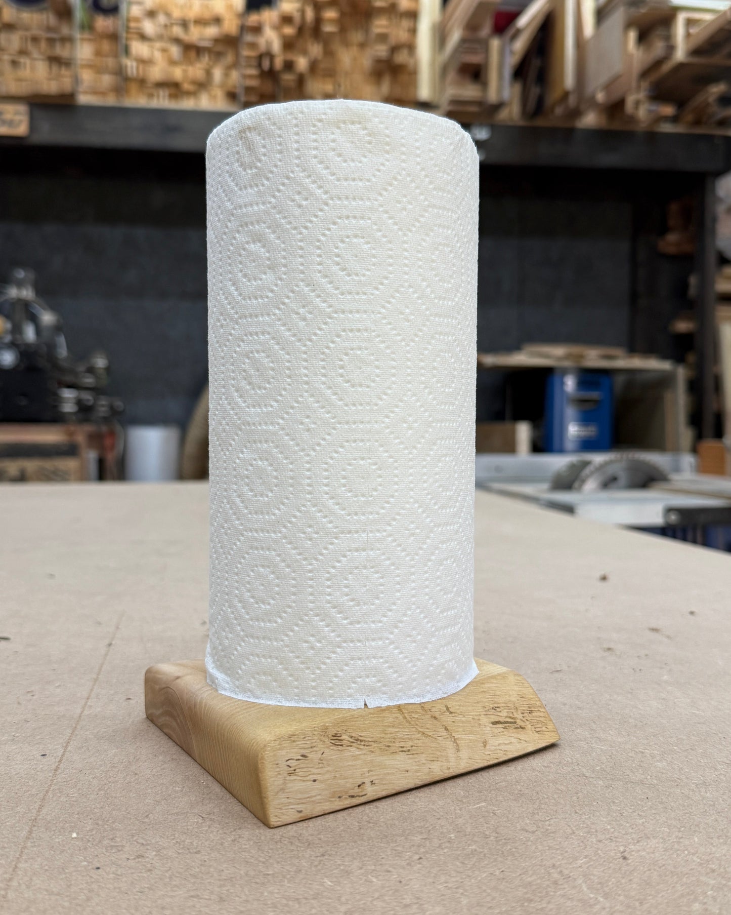 Solid Hardwood Kitchen Roll Holder