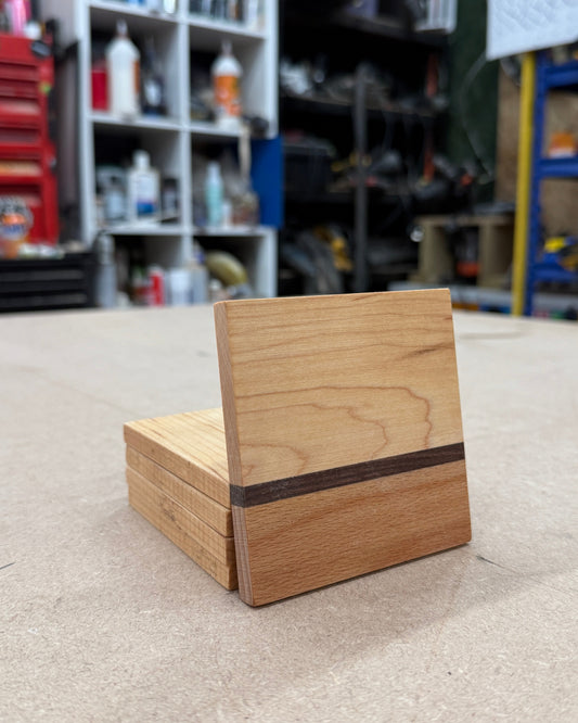 Stripe Coasters x5