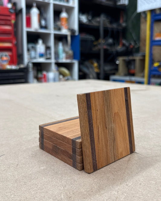 Stripe Coasters x5